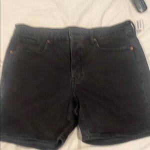 Old Navy Black Denim Shorts
